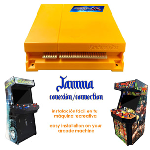 Pandoras Box CX Versione Jamma. 2800 giochi, uscita HDMI, JAMMA e VGA. HD720P. Per macchine arcade con connessione Jamma.