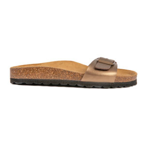 SANDALIA BABUNKERS MARRON