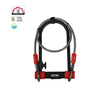 Antivol ZEFAL K-Traz U13 cable (U)