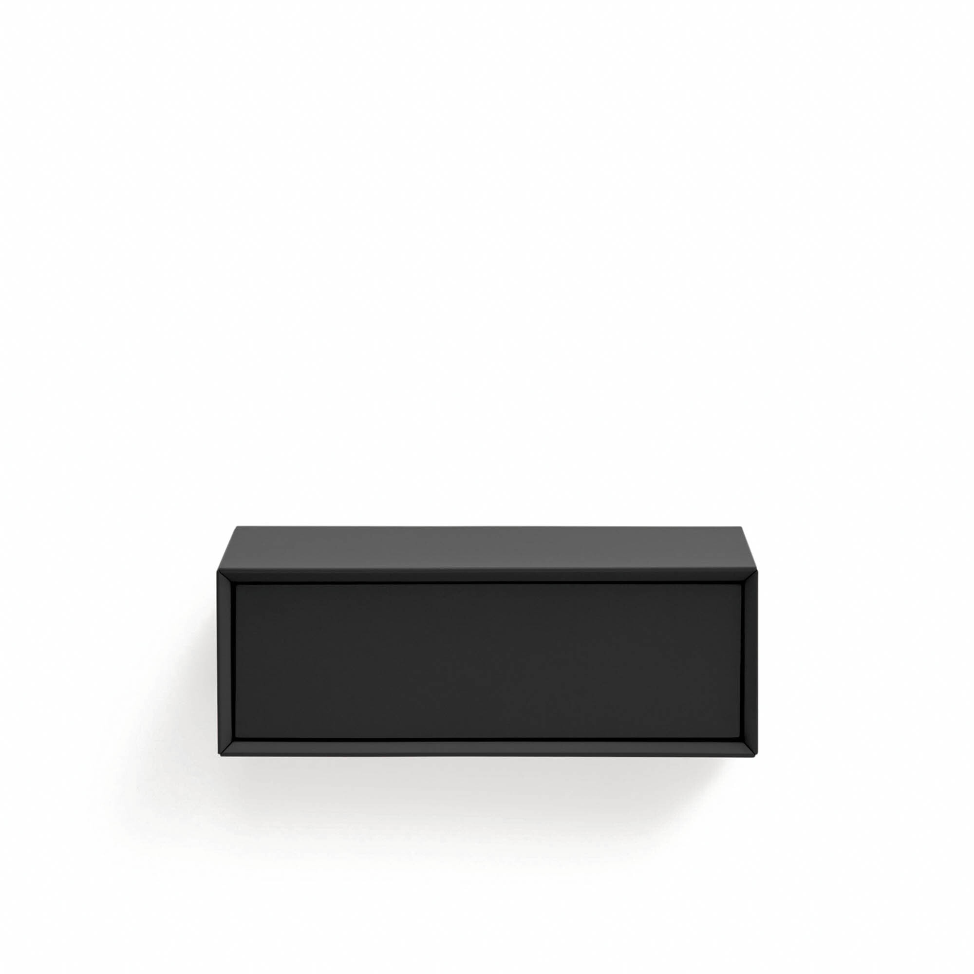 Mesita de noche suspendida Platt 1 cajón negro