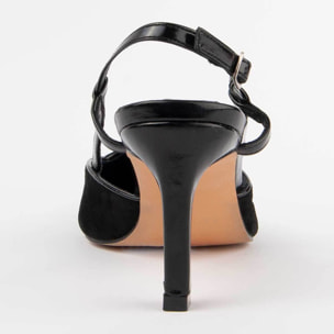 Zapato De Tacón - Negro - Altura: 6 Cm