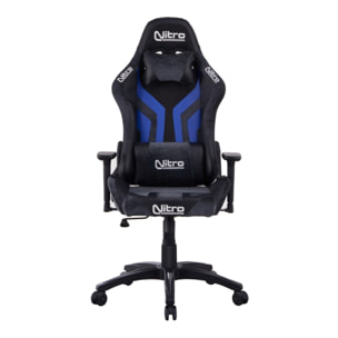 Sedia da gamer gialla e nera in PU con braccioli - Flyco