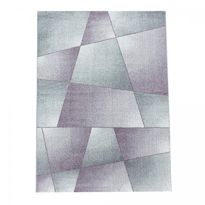 Tapis salon et chambre tissé motif pastel BECA