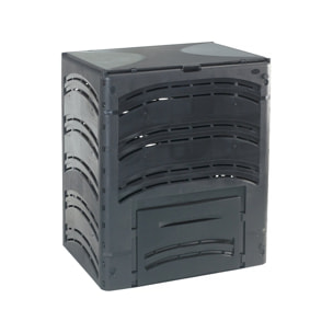 Composteur en plastique "MAKI" -  500L - Noir