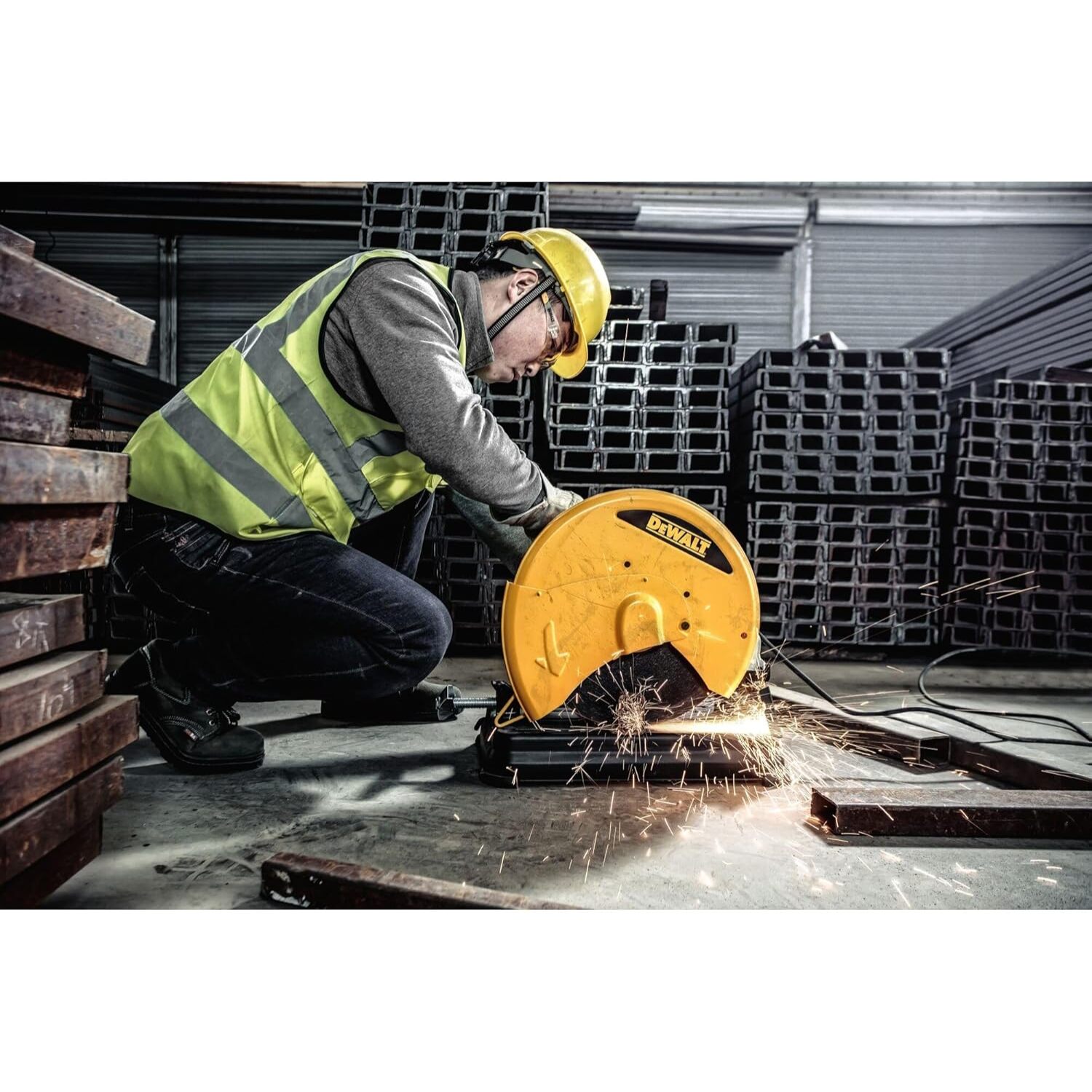 Tronçonneuse à disque 2200 W 355 mm - DEWALT - D28730-QS