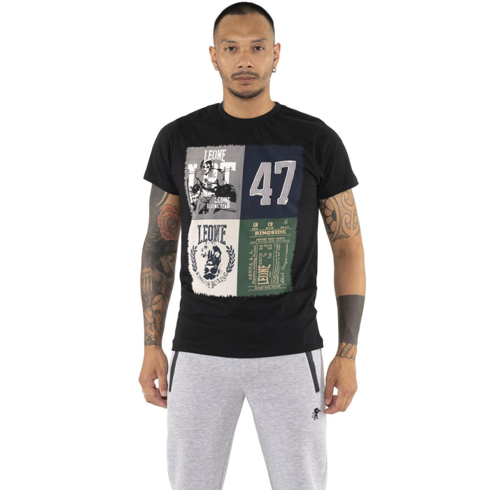 Camiseta de hombre "Iconic Vintage" de manga corta con estampados vintage