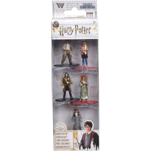 Harry Potter Confezione da 5 Action Figure in Metallo di 4 Cm Jada Toys