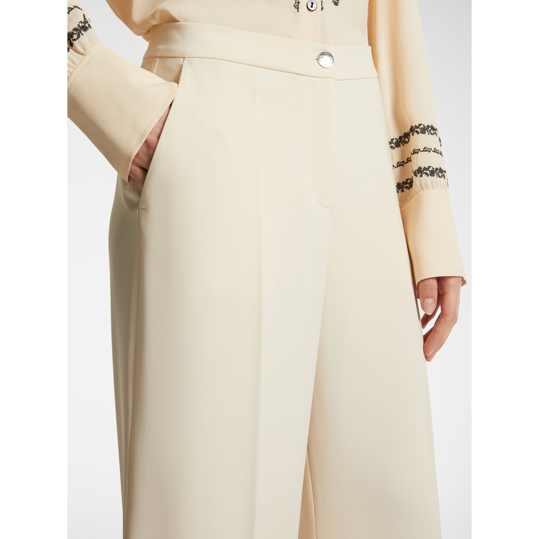 Elena Mirò - pantalones cortos elegantes - Beige