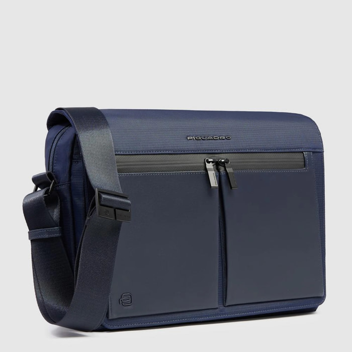 Piquadro Borsa tracolla tipo messenger porta PC 15,6''