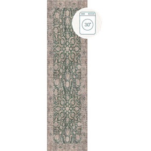 Tapis de couloir lavable BEAU FLORAL