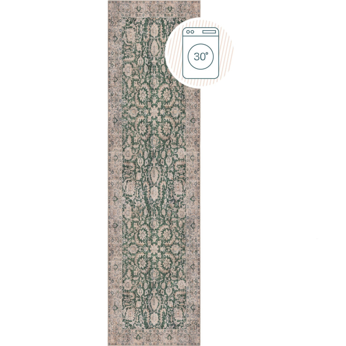 Tapis de couloir lavable BEAU FLORAL