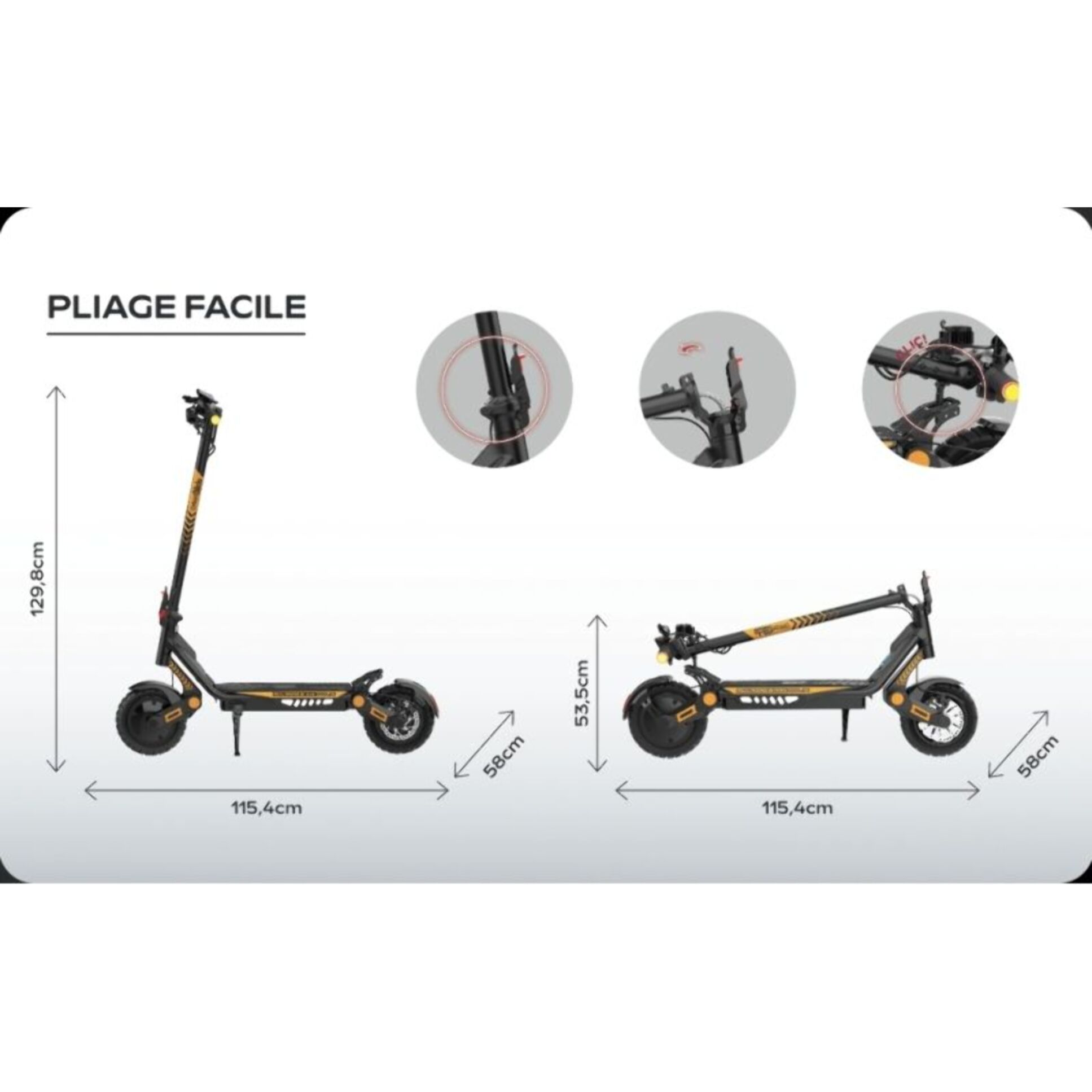 UrbanGlide ALL ROAD 6 2x2 – Trottinette électrique 10" double moteur 800W