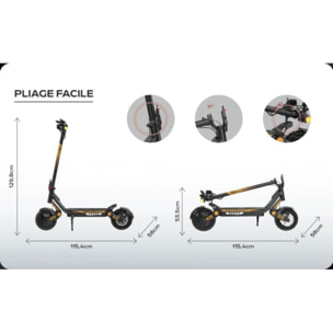 UrbanGlide ALL ROAD 6 2x2 – Trottinette électrique 10" double moteur 800W
