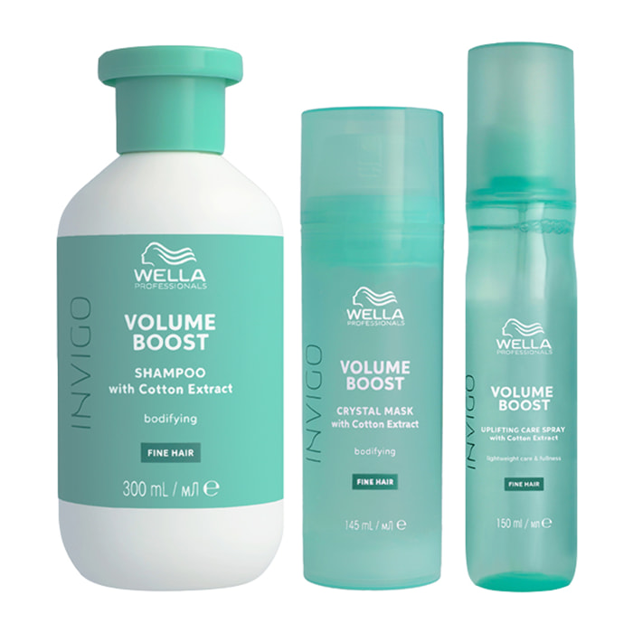 WELLA Kit Invigo Volume Boost Bodyfing Shampoo 300ml + Mask 145ml + Spray 150ml