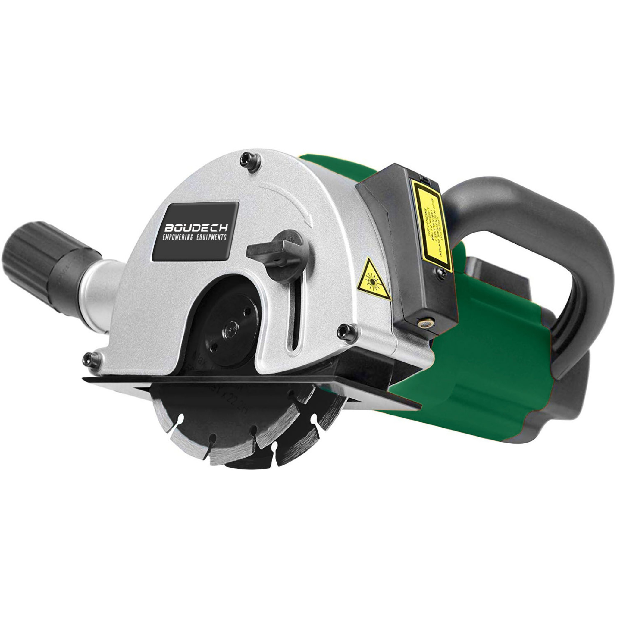 Scanalatrice Tracce Muro da 1700W Laser Guida 2 Lame Diamantate Adattatore Aspirapolvere