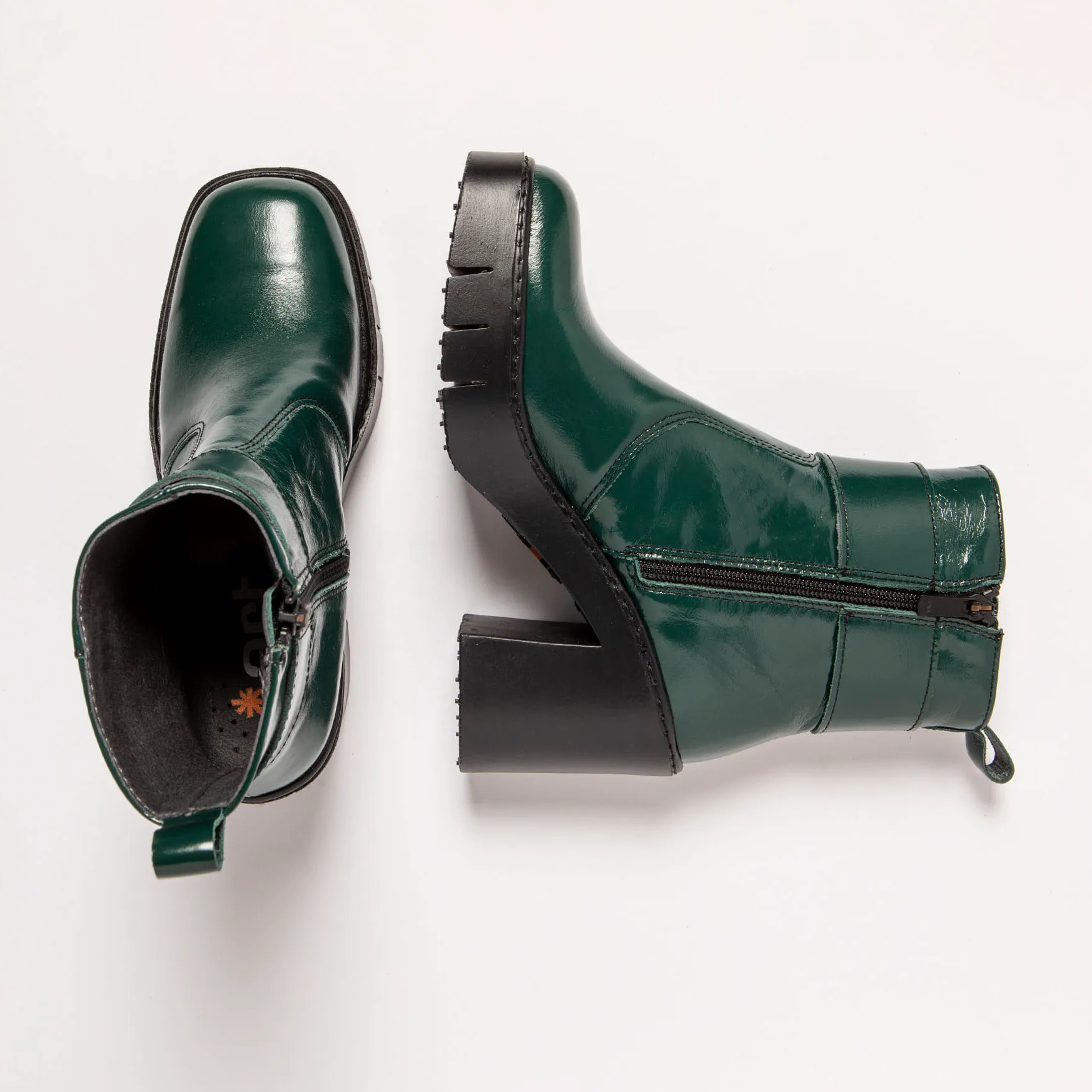 Botines con tacón 1979 NAPPA SHINNY JUNGLE/BERNA color Jungle