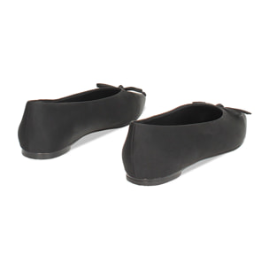 Ballerine donna nere punta squadrata