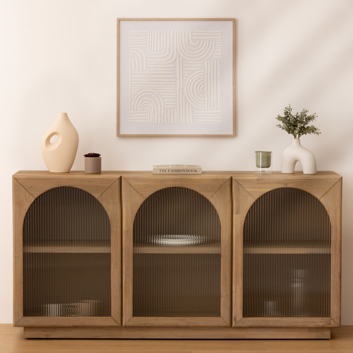 Déco mural 3D Kaya blanc 60x60cm