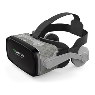 Gafas de realidad virtual G07E, 110º de ángulo de visión y vista panorámica 360º. Compatibles con IOS y Android.