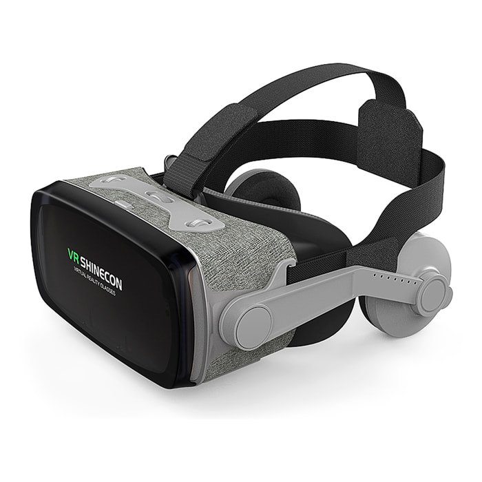 Gafas de realidad virtual G07E, 110º de ángulo de visión y vista panorámica 360º. Compatibles con IOS y Android.