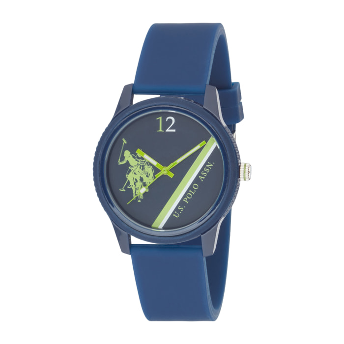 Orologio U.S. Polo Assn. In silicone blu
