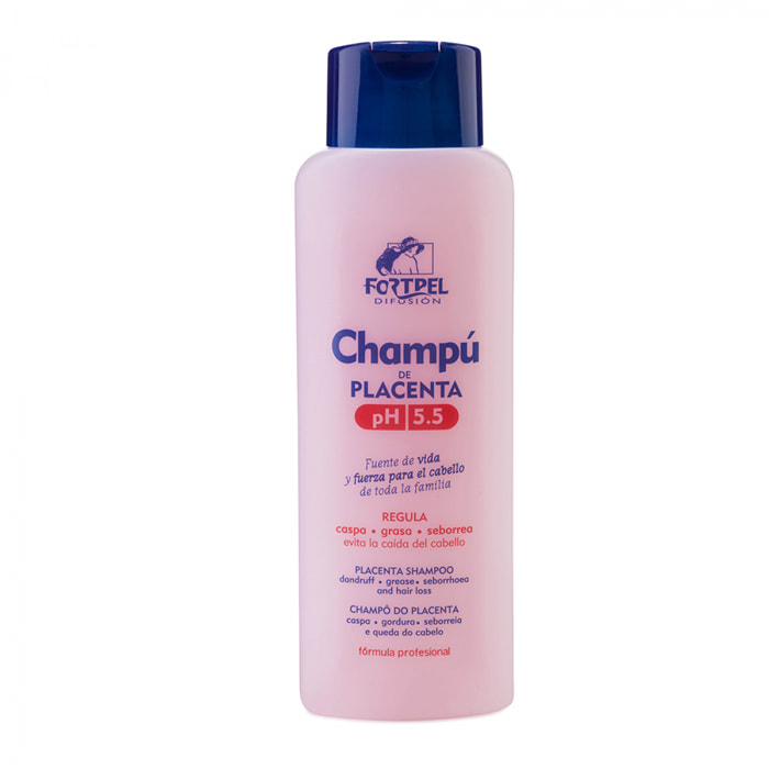 Valquer Champú de Placenta Vegetal. Combate: caída, caspa, grasa - 500 ml