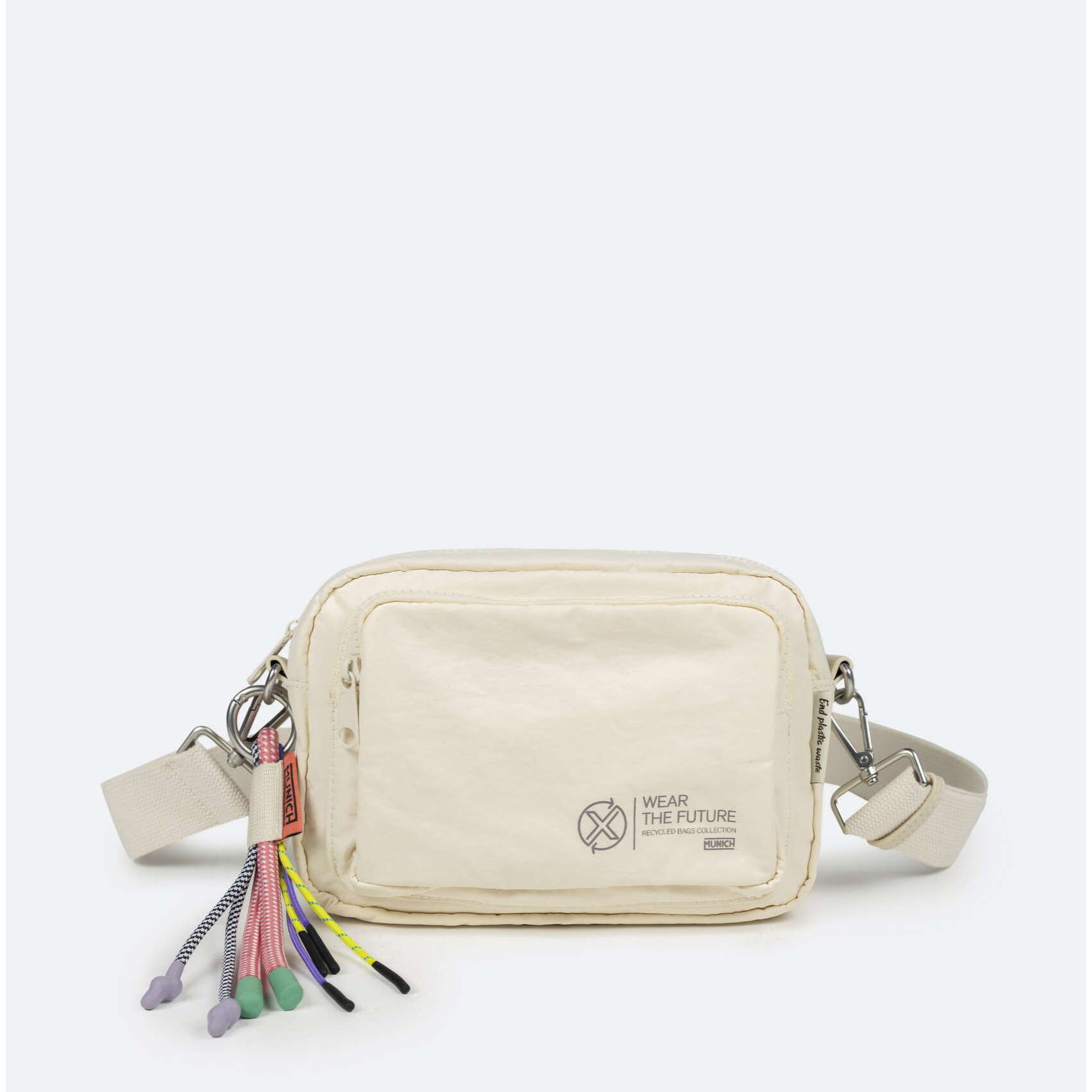 DEEP RECYCLED CROSSBODY CAMERA C/CREAM