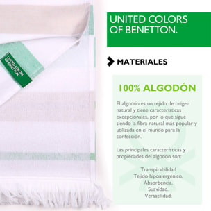 Hamman - Fouta rosa/amarillo/verde  benetton