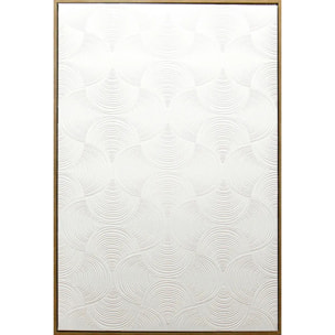 Toile 3D Marilou blanc 116x75cm