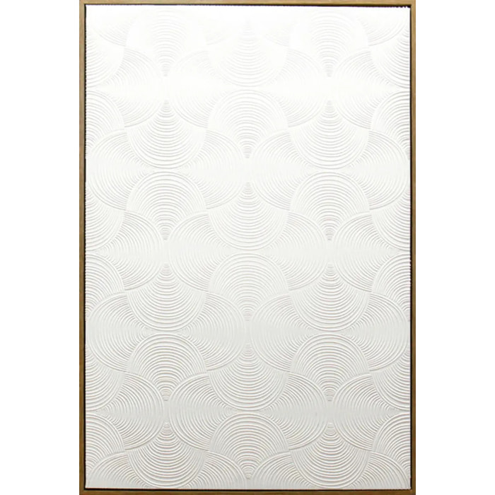 Toile 3D Marilou blanc 116x75cm