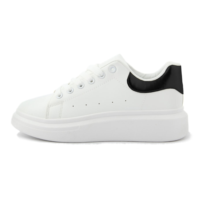 Sneakers Donna colore Bianco/Nero