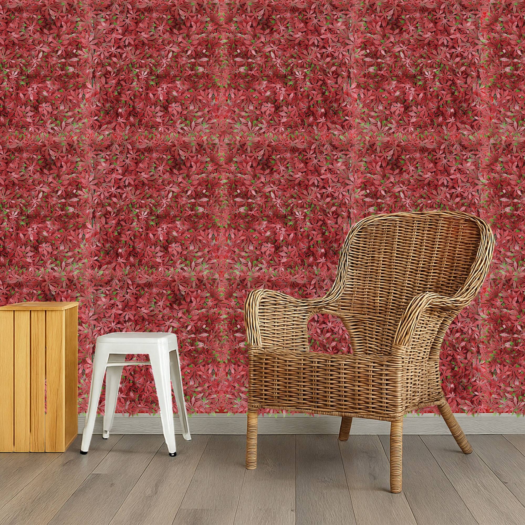 Well home jardín vertical artificial, panel de seto 100x100cm, para decoración interior y exterior - flores rosas y verdes