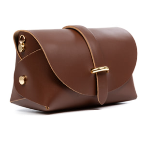 Carina Borsa a tracolla Donna.Pelle autentica Ruga