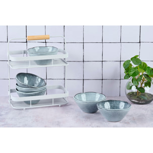 Bol CLOUD Ø14cm - 6 pièces - Gris orage