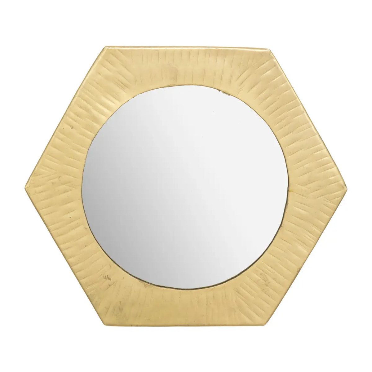 Miroir "Romy" métal 18x18cm