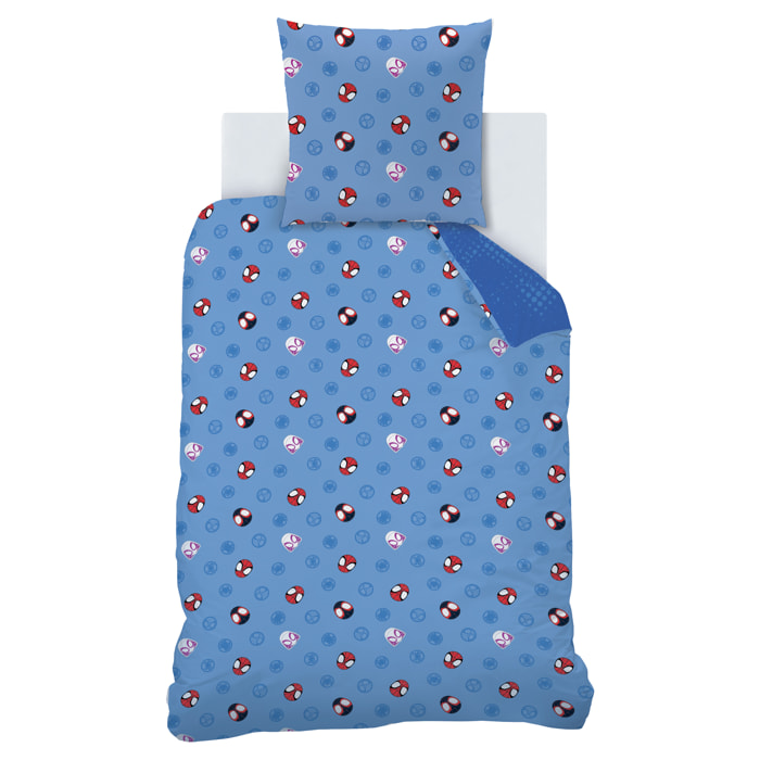 Parure de lit imprimée 100% coton, SPIDEY LITTLE