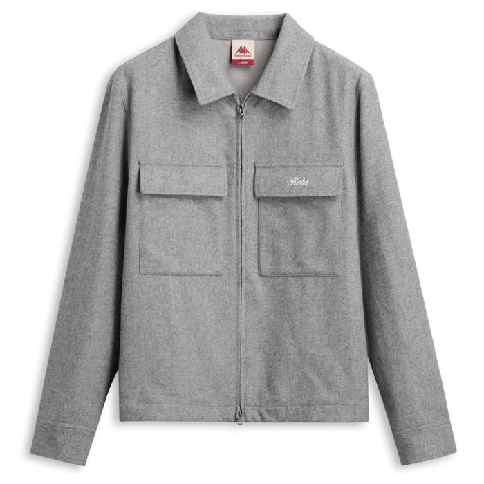 Overshirt Robe di Kappa Uomo Robe Giovani Bomako Grigio