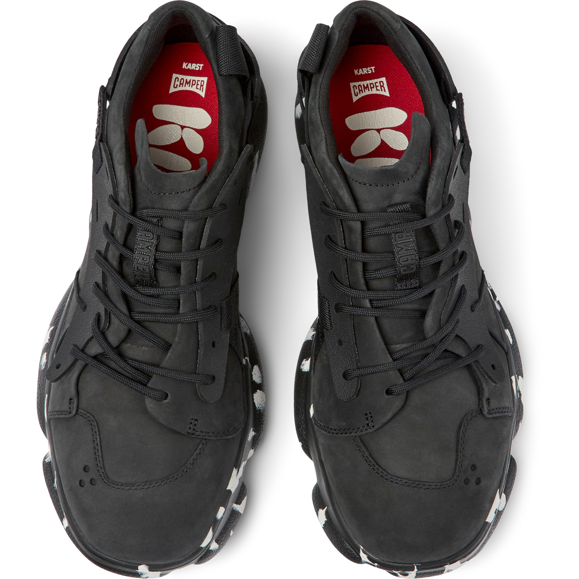 Zapatillas - CAMPER Karst - Negro - Cuero Nubuck