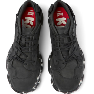 Zapatillas - CAMPER Karst - Negro - Cuero Nubuck
