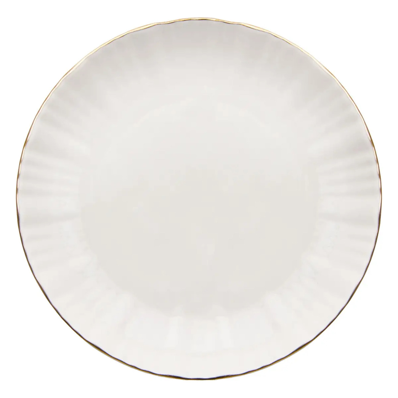 Assiette à pain Daphné ronde D.14cm blanc