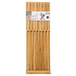 Tabouret pliant d'appoint bambou
