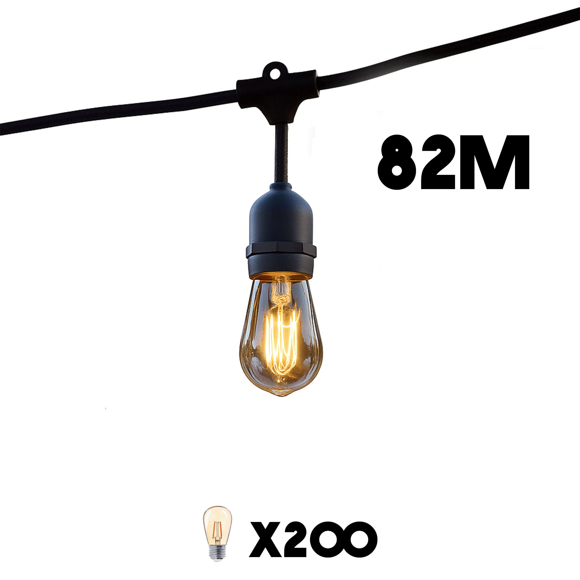 Guirlande connectable MAFY 200 ampoules E27 82M