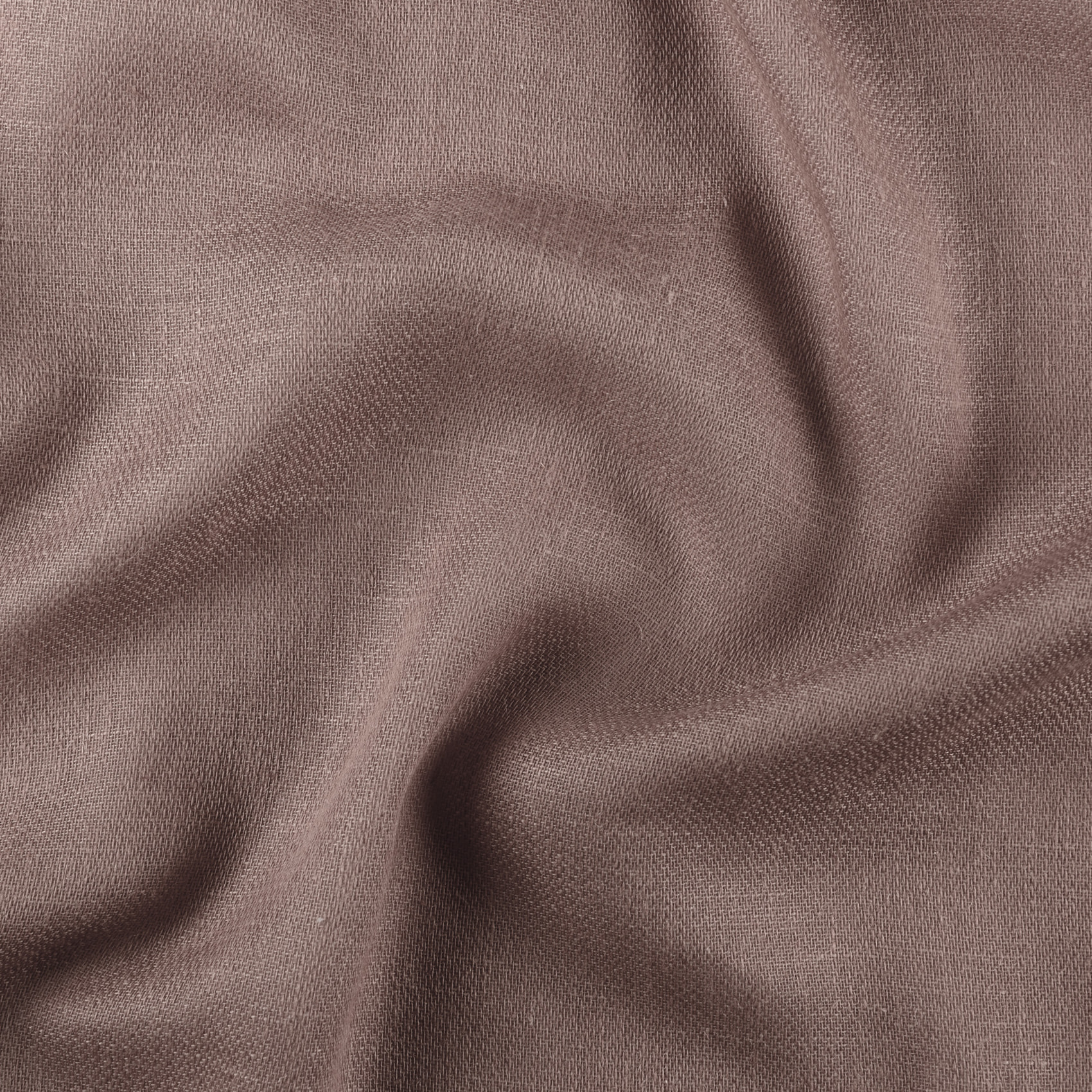 Rideau tamisant à œillets polylin satin - Marron glacé