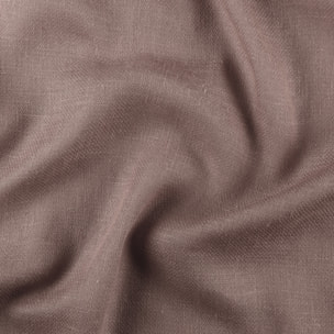Rideau tamisant à œillets polylin satin - Marron glacé