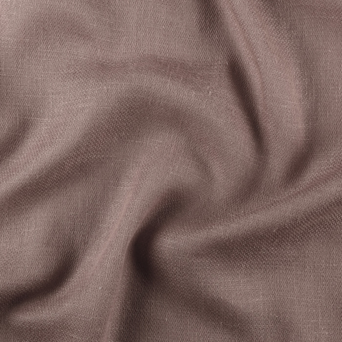 Rideau tamisant à œillets polylin satin - Marron glacé