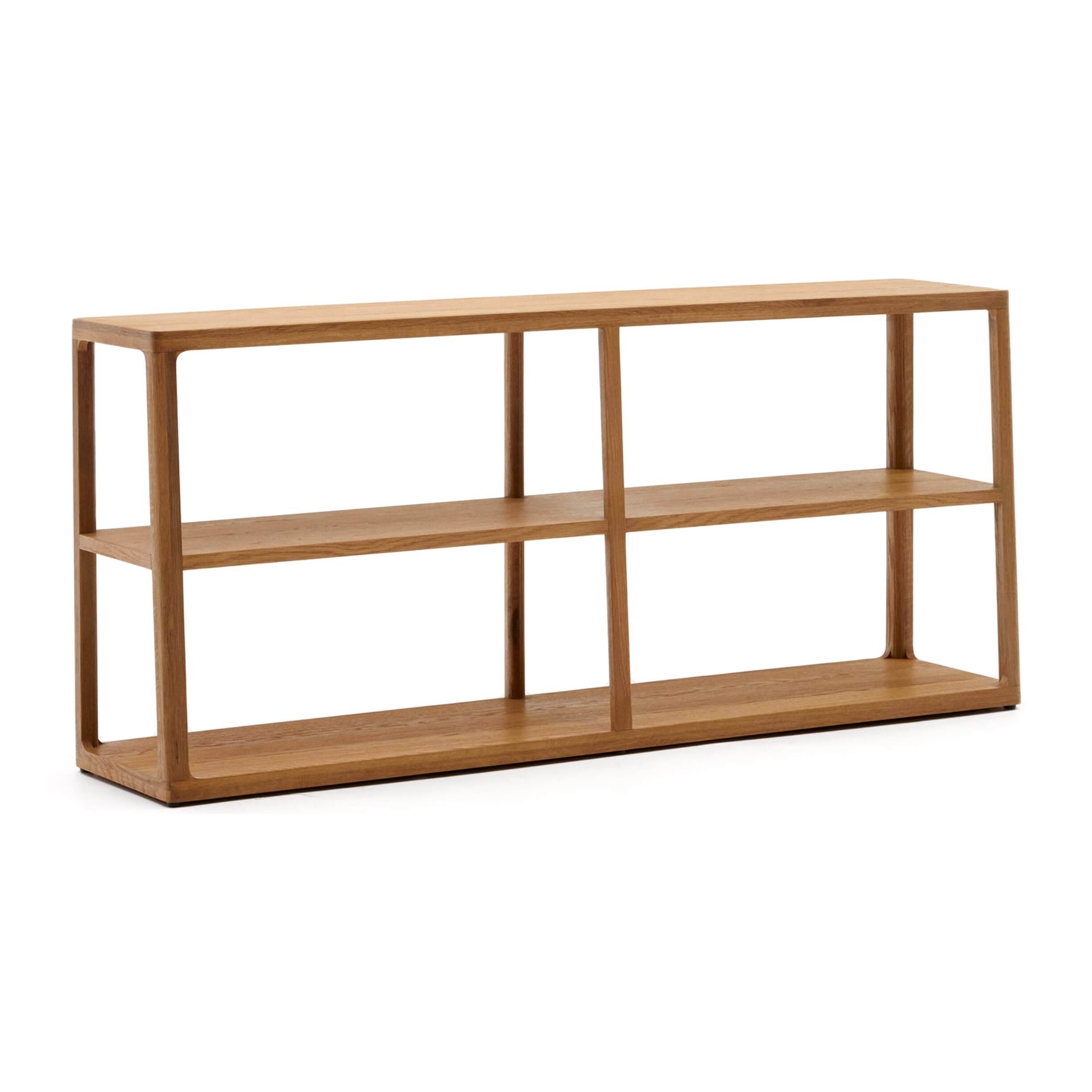 Estantería Maymai con estructura de madera maciza de roble 180 x 81 cm