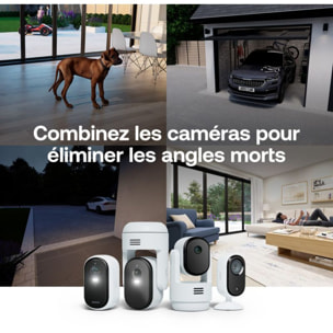 Caméra de surveillance ARLO 3 caméras ext Essential3 2K+ pan. sol