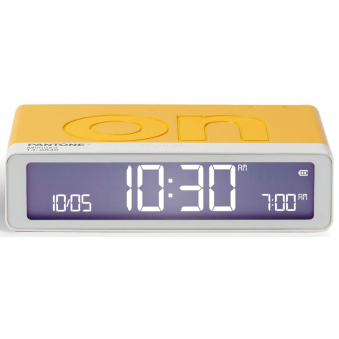 Réveil LEXON x Pantone Flip Classic Mimosa