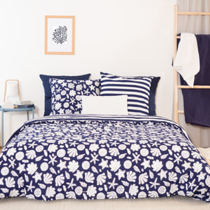 Parure Housse De Couette 3pcs 100% Coton 57 Fils Capri