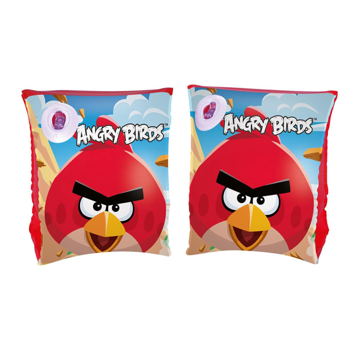 Manguitos hinchables Angry Birdes 23x15cm.